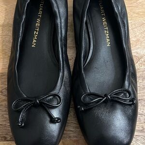 Stuart Weitzman Bria Bow - Detailed Ballerina Shoes